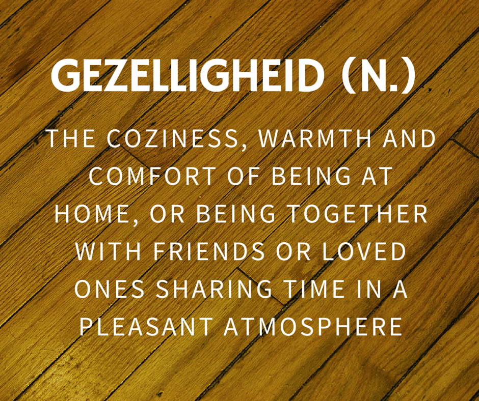 gezelligheid